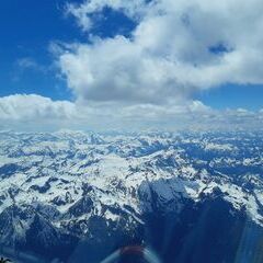 Flugwegposition um 12:10:54: Aufgenommen in der Nähe von Schladming, Österreich in 3415 Meter